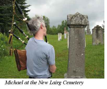 Michael at New Lairg Cemetery